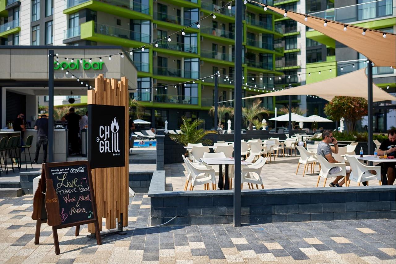 Cristalex Studio Aparthotel Pool & Spa Mamaia Nord Năvodari Екстериор снимка